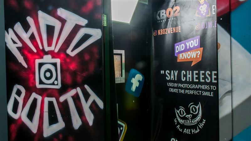 The photo booth