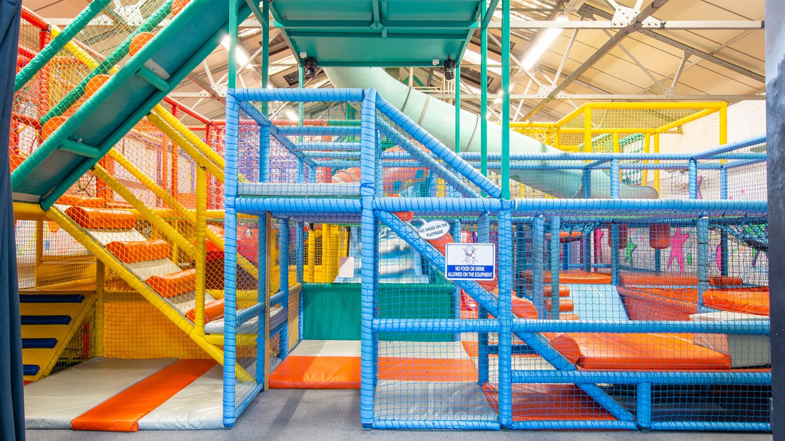 The multi-level soft play frame
