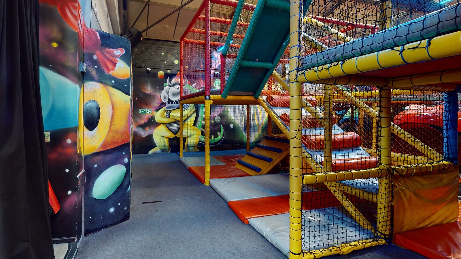 The multi-level soft play frame