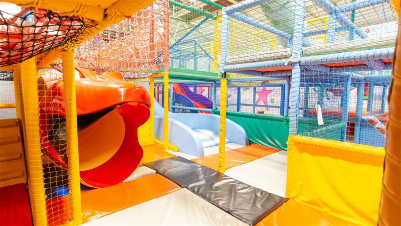 Slides and soft play shapes